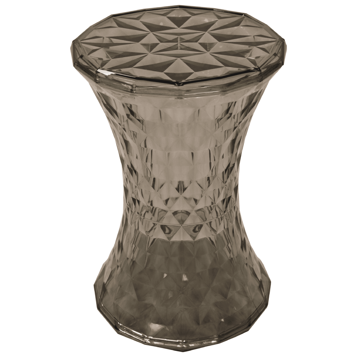 Clio Plastic Side Table with a Diamond Shape Design