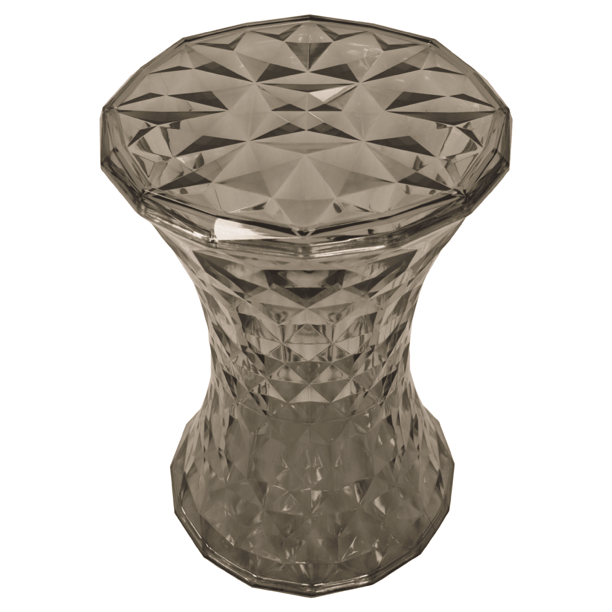 Clio Plastic Side Table with a Diamond Shape Design