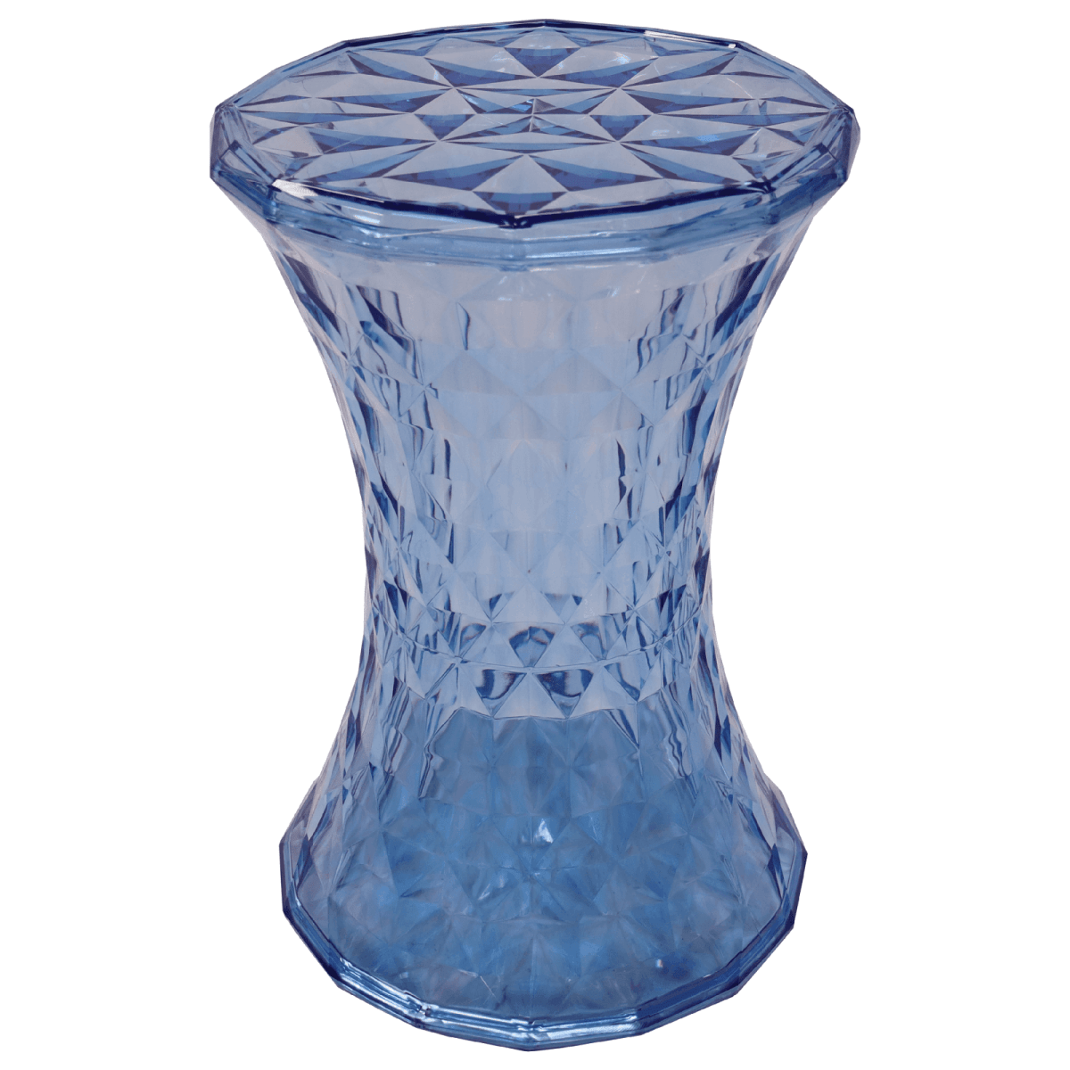 Clio Plastic Side Table with a Diamond Shape Design