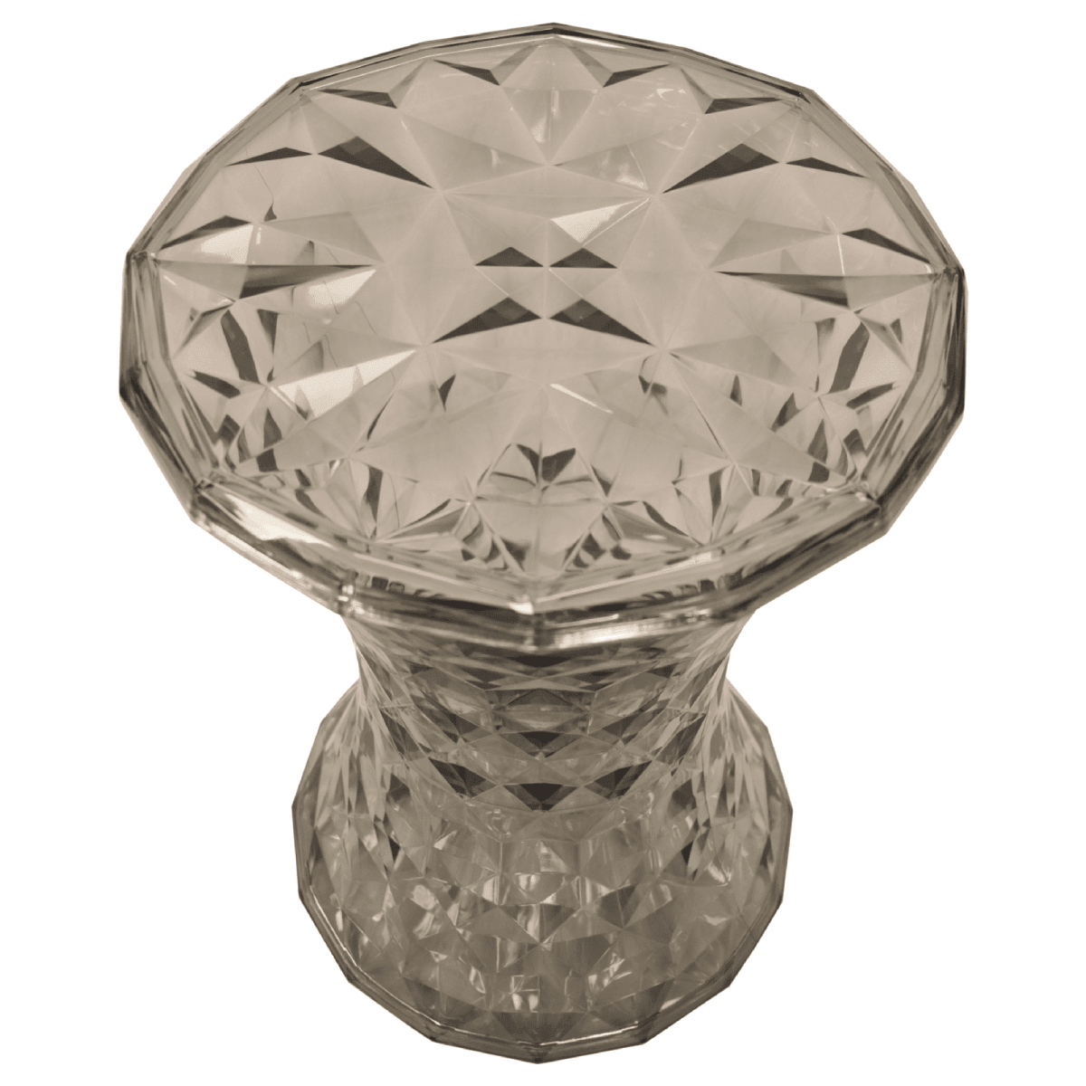 Clio Plastic Side Table with a Diamond Shape Design