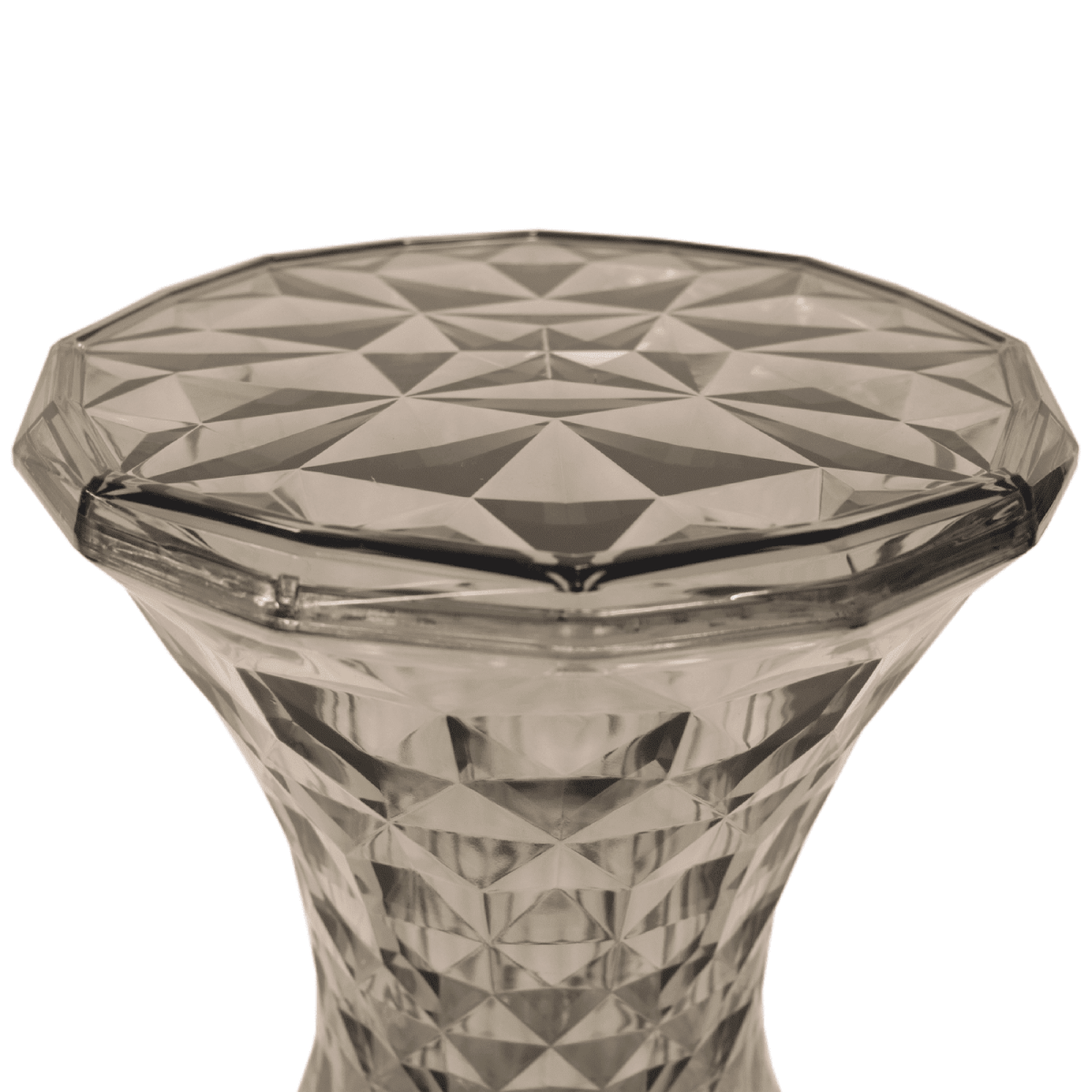 Clio Plastic Side Table with a Diamond Shape Design