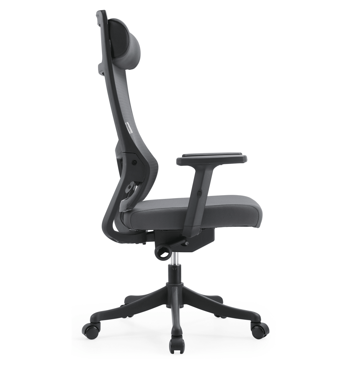 Dale Adjustable Upholstered Office Chair with Mesh Back