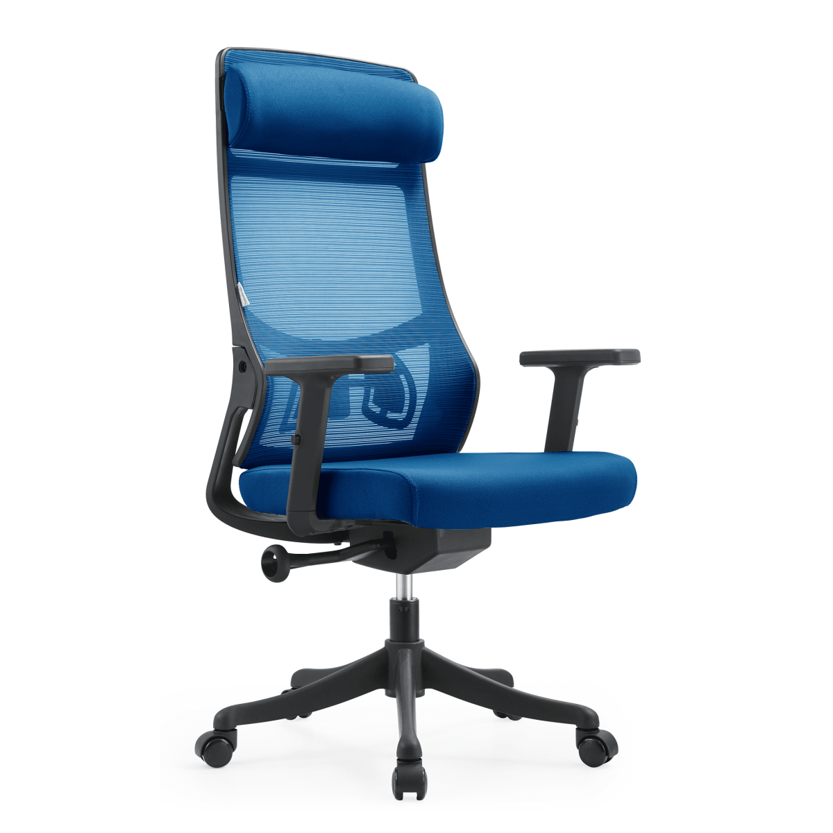 Dale Adjustable Upholstered Office Chair with Mesh Back