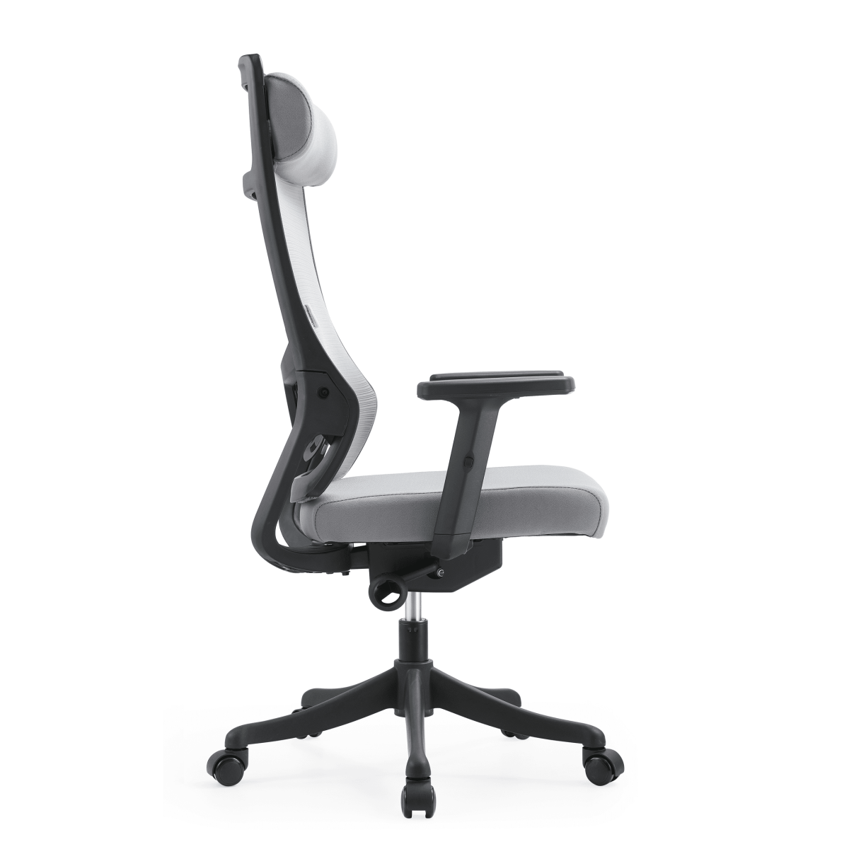 Dale Adjustable Upholstered Office Chair with Mesh Back
