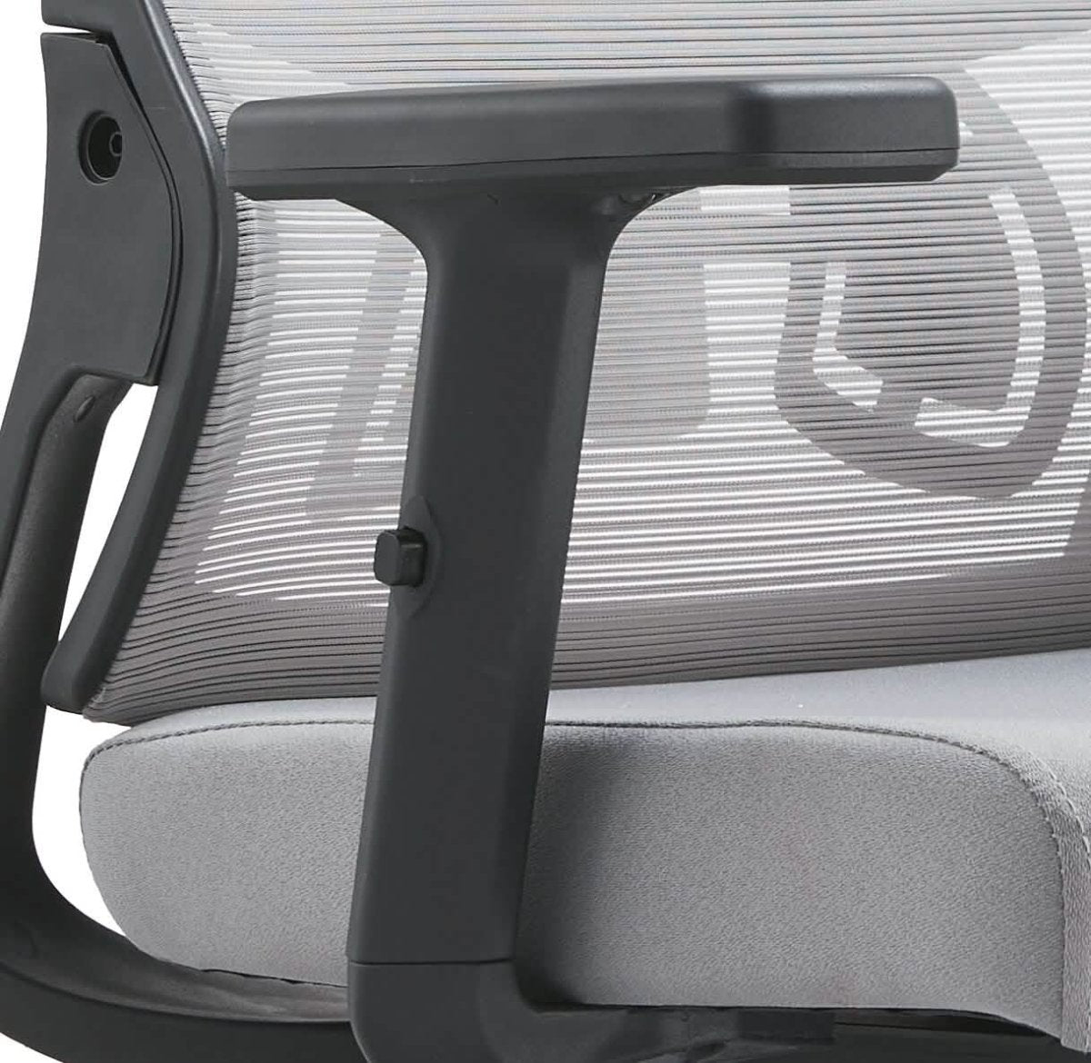 Dale Adjustable Upholstered Office Chair with Mesh Back