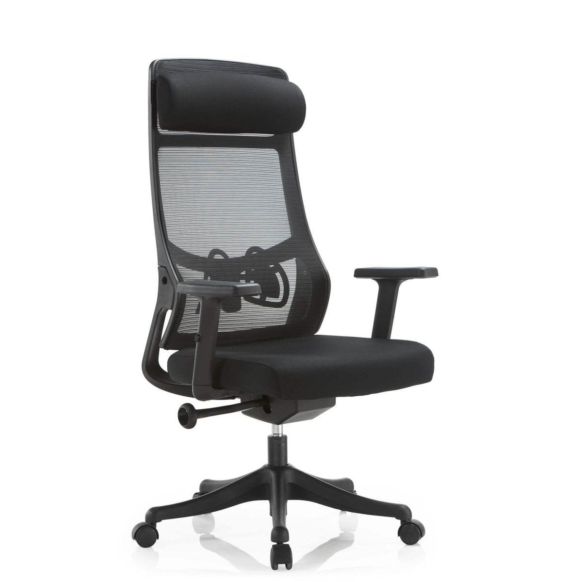 Dale Adjustable Upholstered Office Chair with Mesh Back