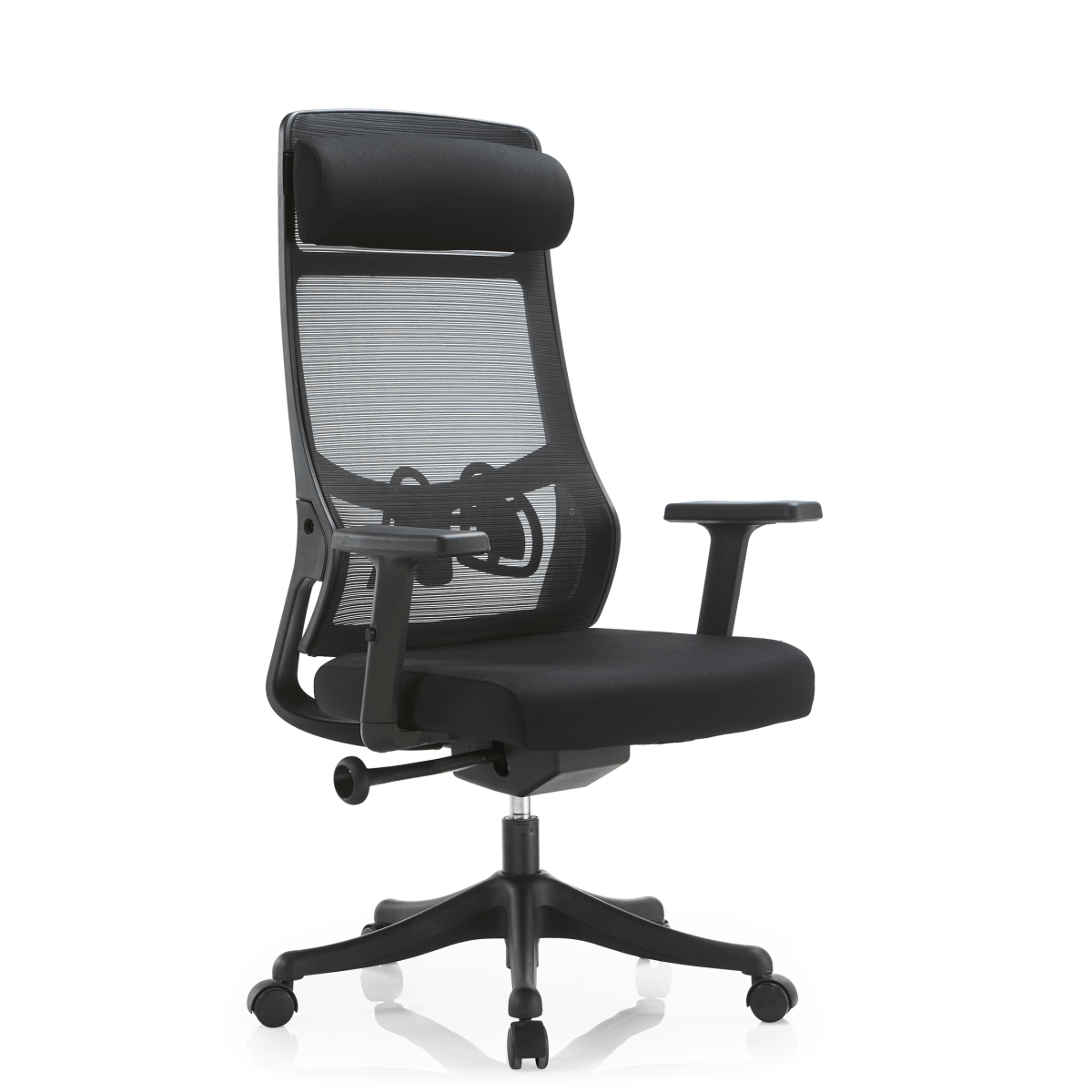 Dale Adjustable Upholstered Office Chair with Mesh Back