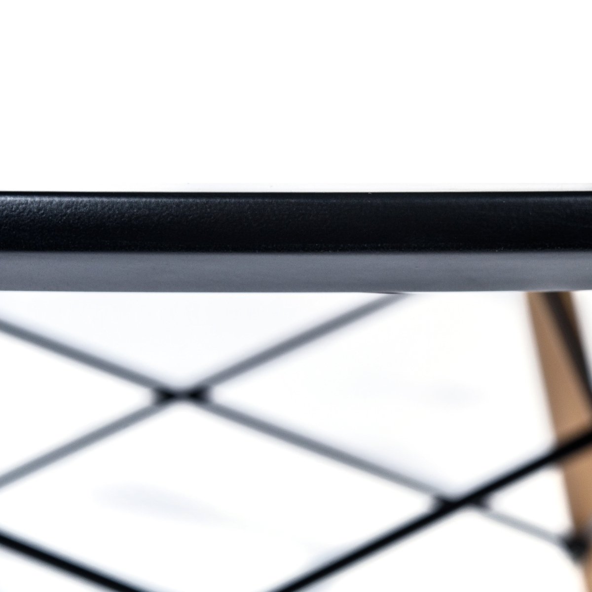 Dover 31"/47" Round Bistro Dining Table With Glass/MDF Tabletop and Beech Wood Eiffel Base