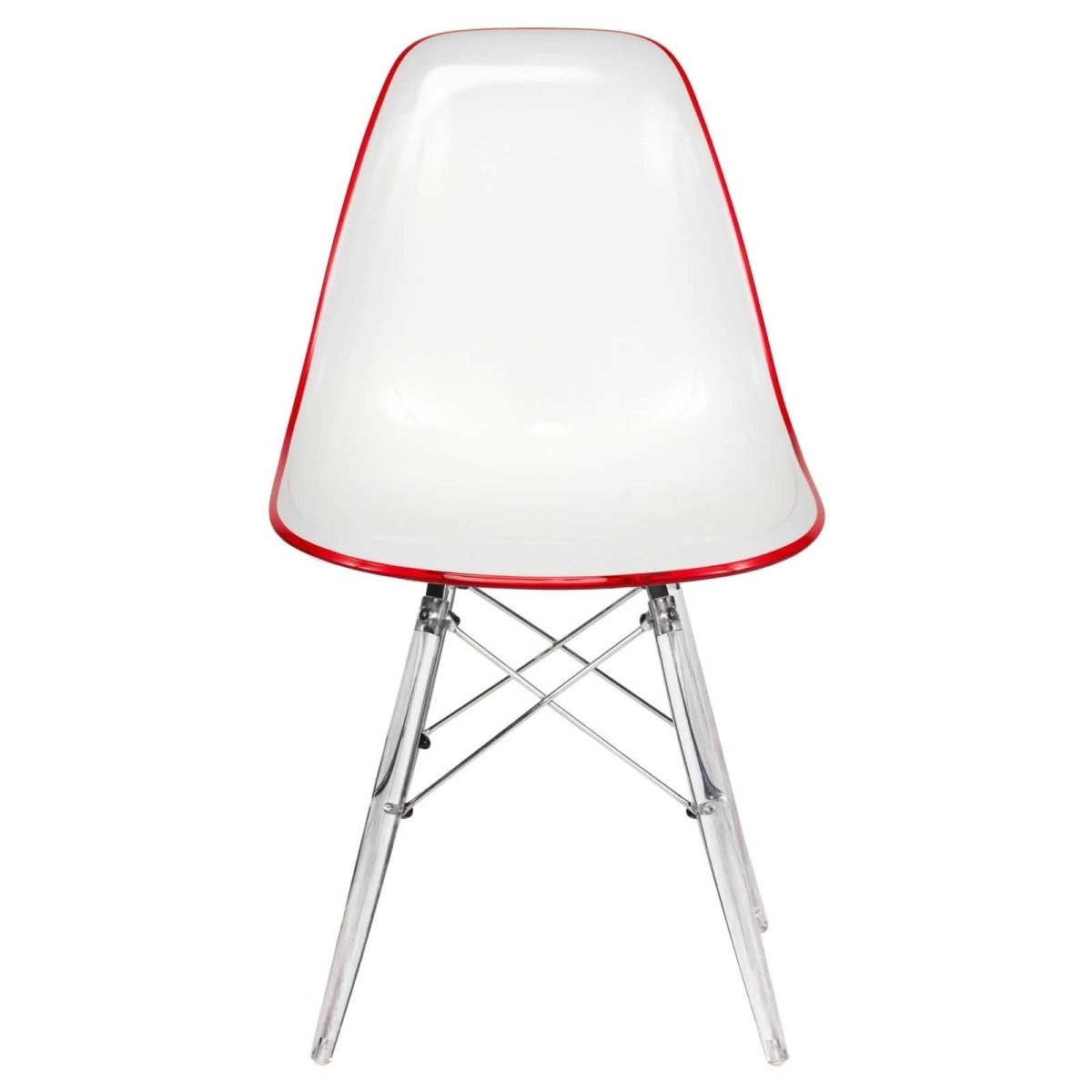Dover Molded Side Chair with Acrylic Base, Set of 4
