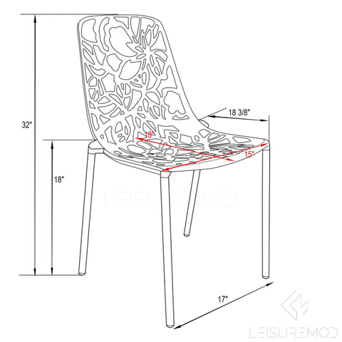 Devon 5-Piece Patio Dining Set: Aluminum Table with Glass Top & 4 Stackable Flower Chairs