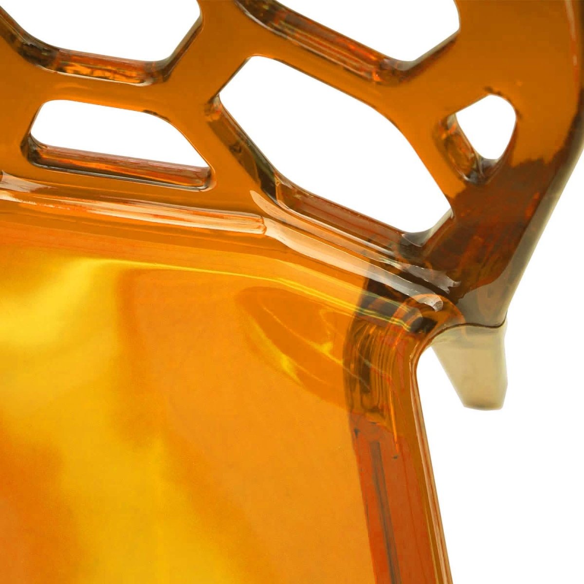 Dynamic Modern Honeycomb Design Dining Side Chair