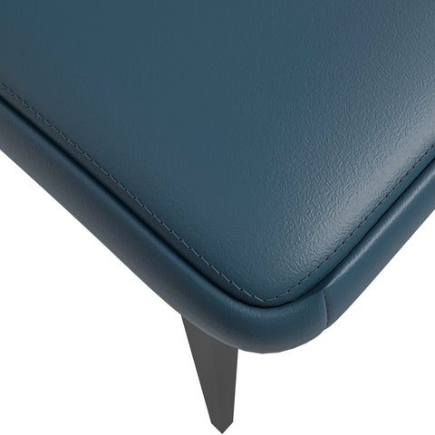 Eclat Collection Modern Upholstered Leather Dining Chair Set of 2