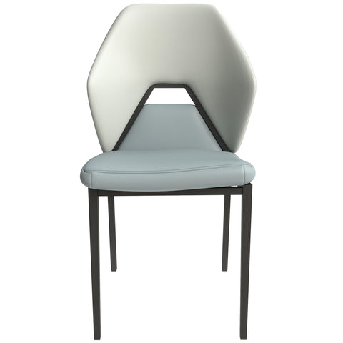 Eclat Collection Modern Upholstered Leather Dining Chair Set of 2