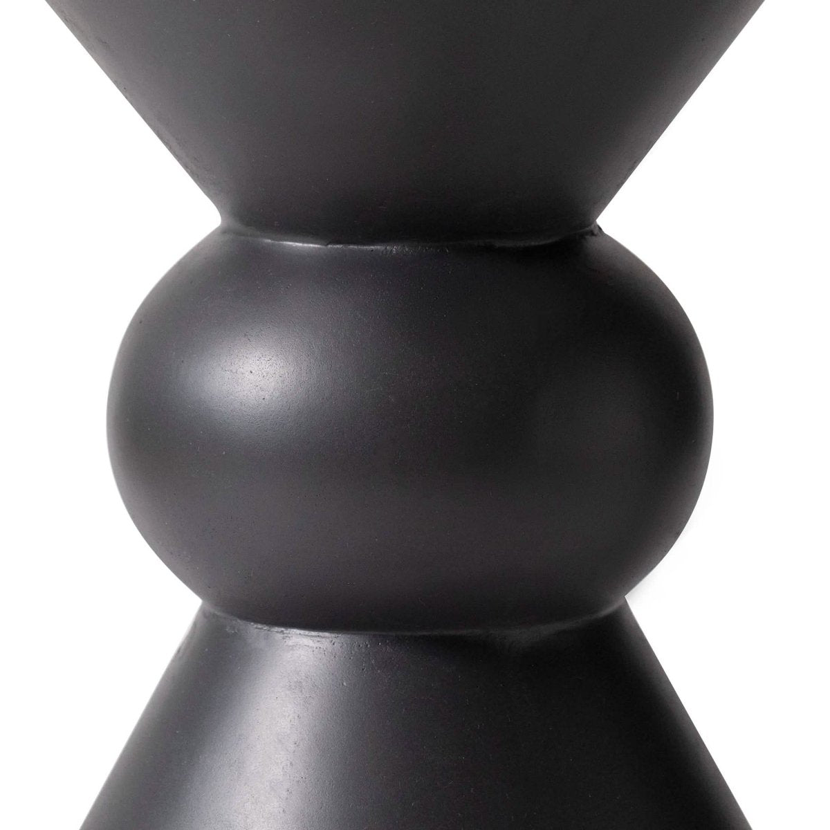 Echo Side Table with Weather - Resistant Fibersone Top Round Accent Table