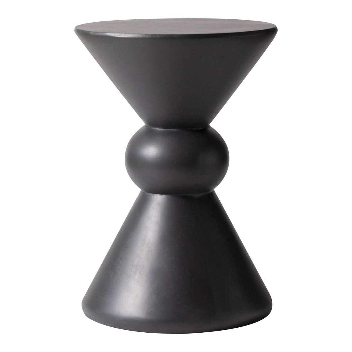Echo Side Table with Weather - Resistant Fibersone Top Round Accent Table