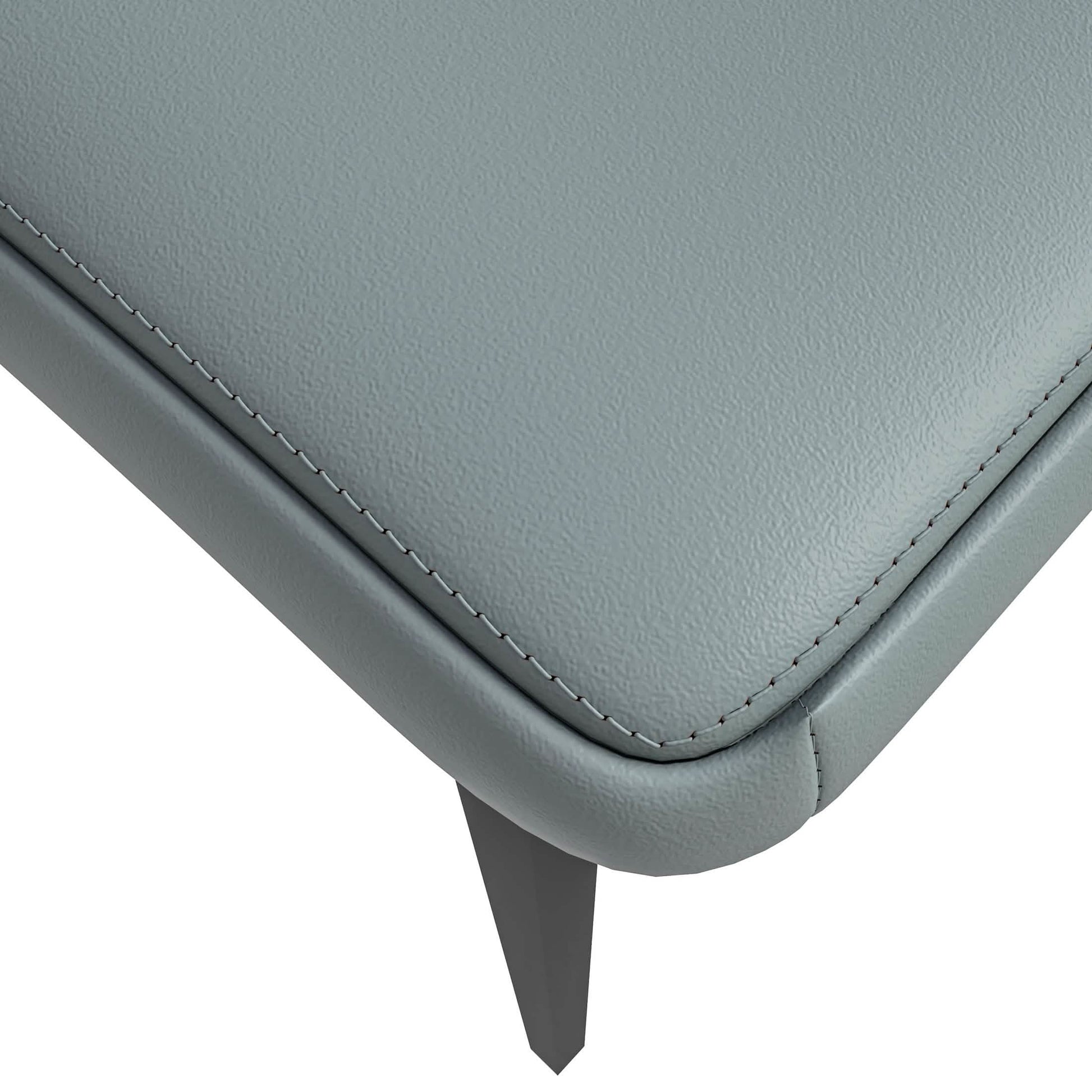 Eclat Collection Modern Upholstered Leather Dining Chair Set of 2