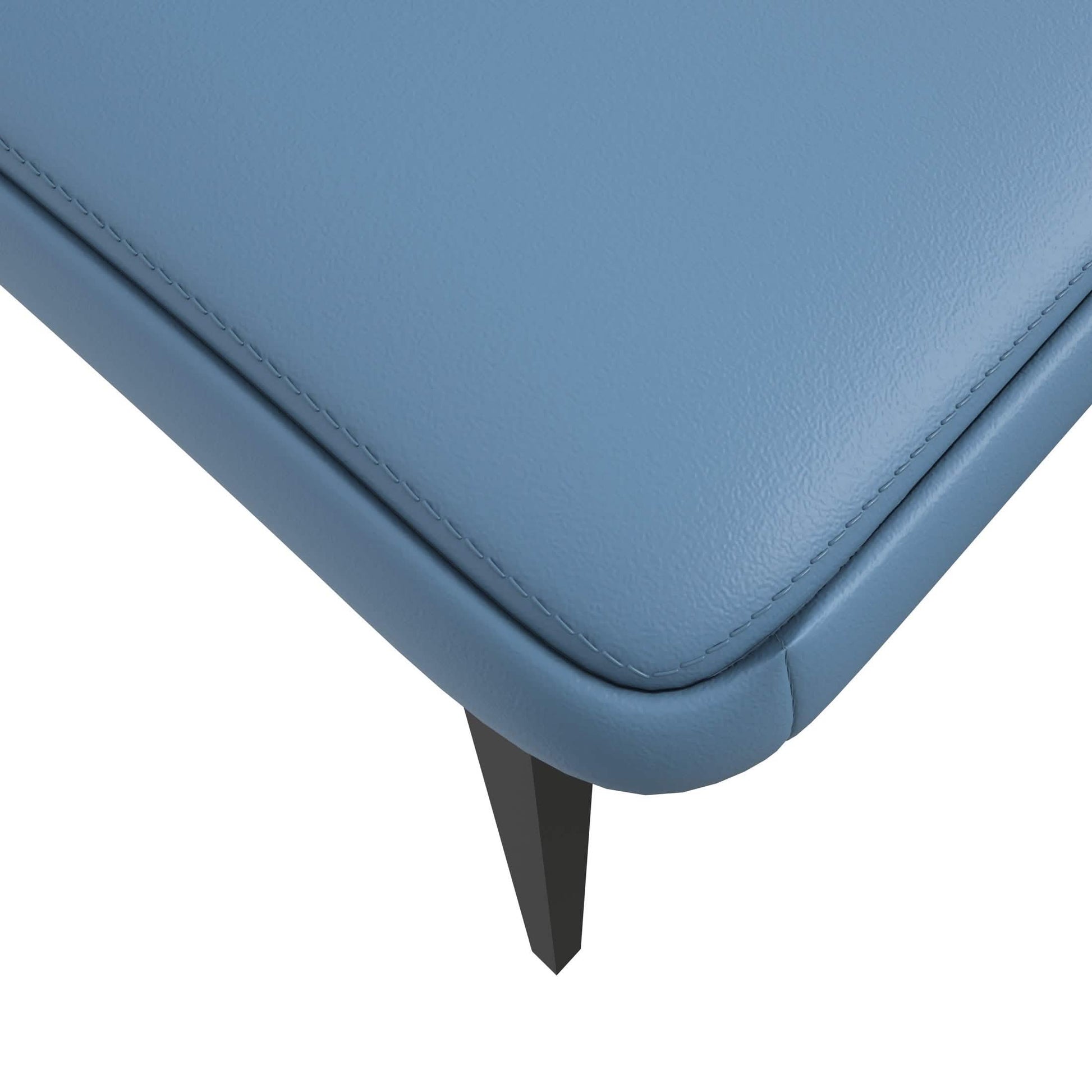 Eclat Collection Modern Upholstered Leather Dining Chair Set of 2