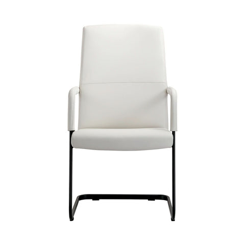 Evander Leather Office Chair With Aluminum Frame