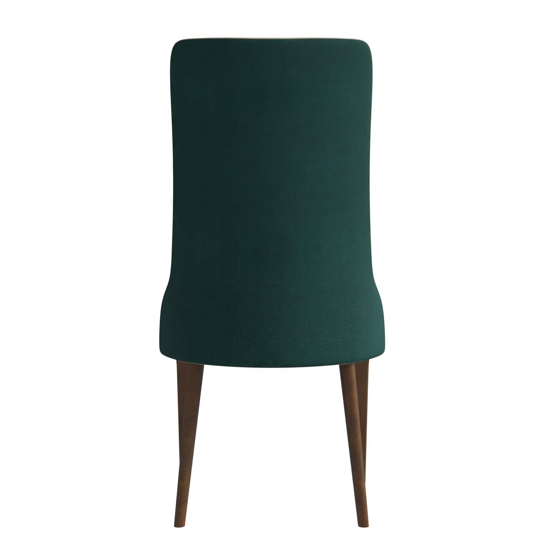 Elm Dining Chair with a Leather/Velvet Seat and a Two - Tone Color Design Backrest in Ash Wood
