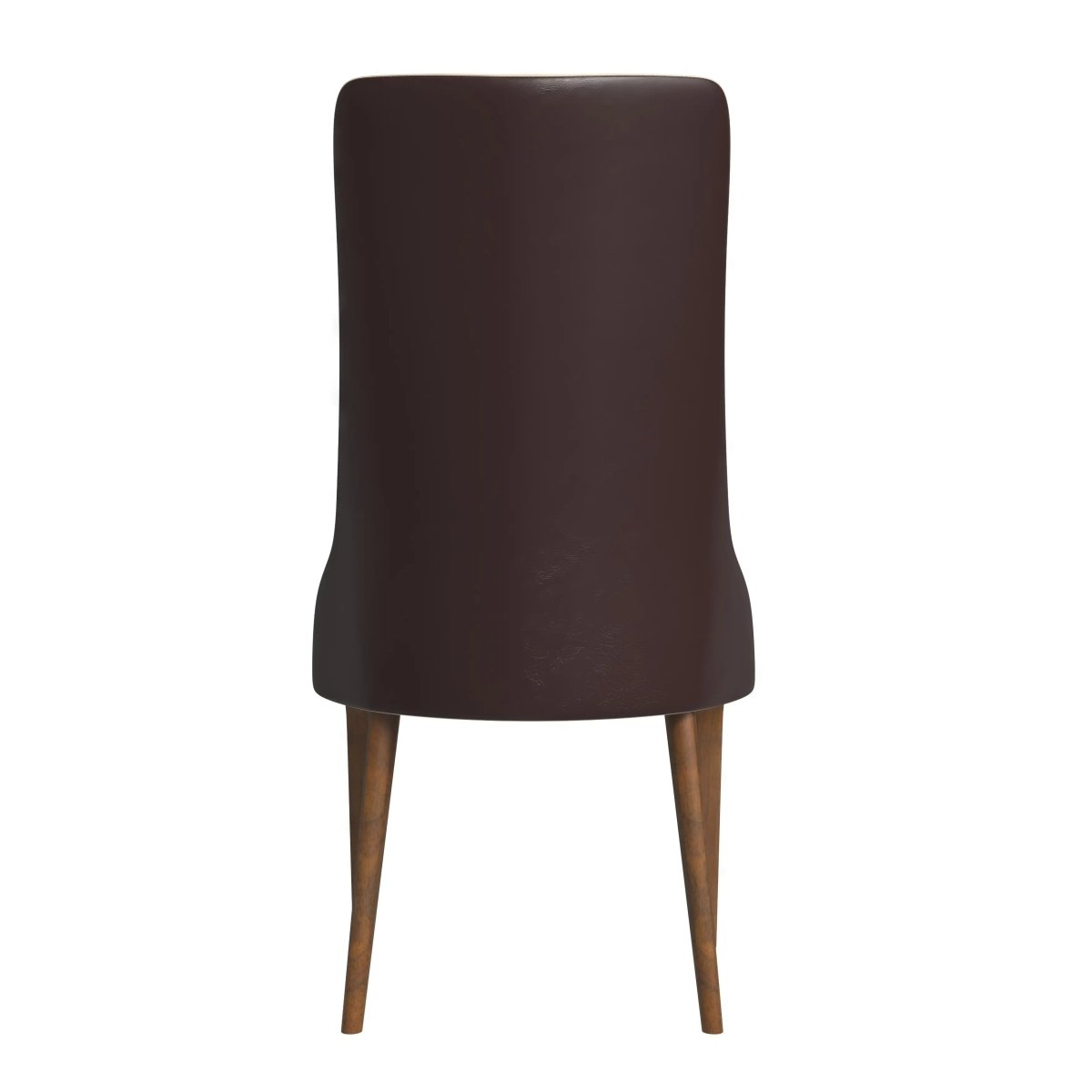 Elm Dining Chair with a Leather/Velvet Seat and a Two - Tone Color Design Backrest in Ash Wood Set of 4