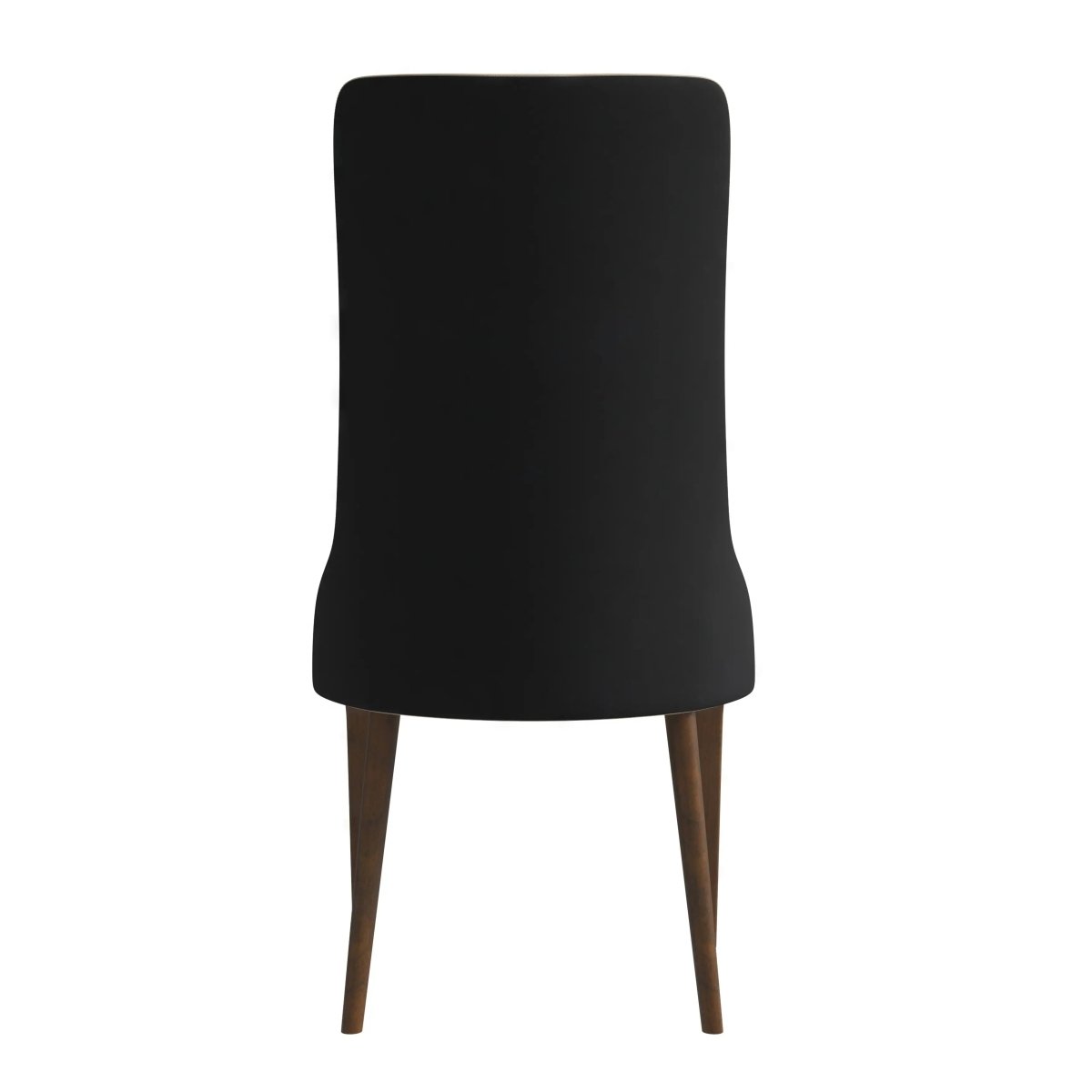 Elm Dining Chair with a Leather/Velvet Seat and a Two - Tone Color Design Backrest in Ash Wood Set of 4