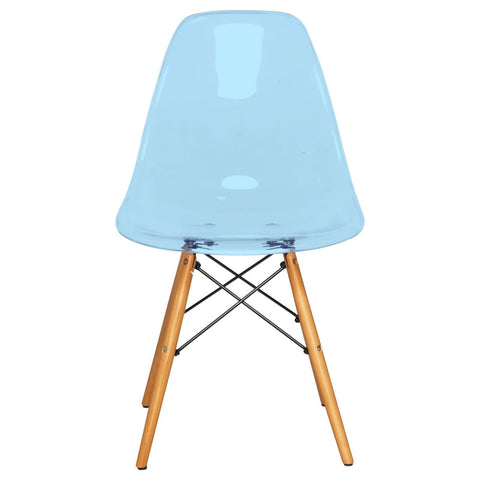 Dover Modern Dining Chair  Molded Side Chair Set of 4