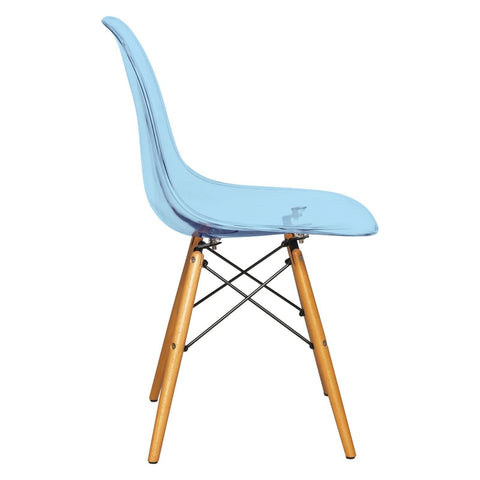 Dover Modern Dining Chair  Molded Side Chair Set of 4