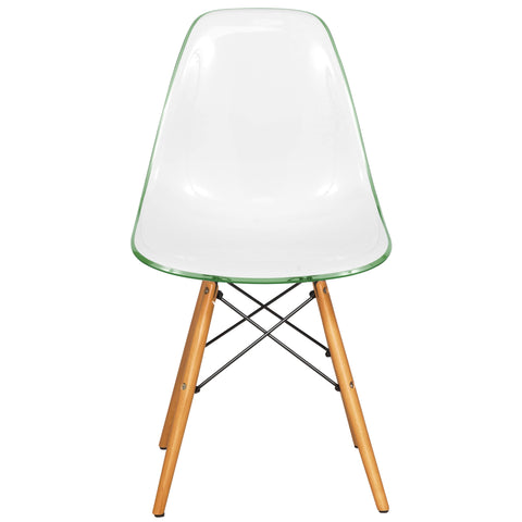 Dover Modern Dining Chair  Molded Side Chair Set of 4