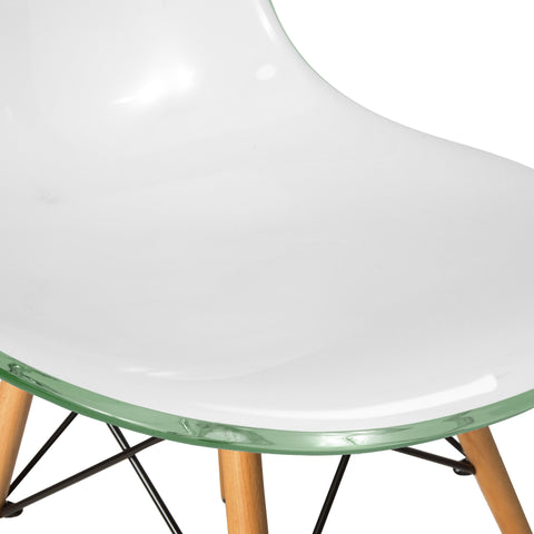 Dover Modern Dining Chair  Molded Side Chair Set of 4