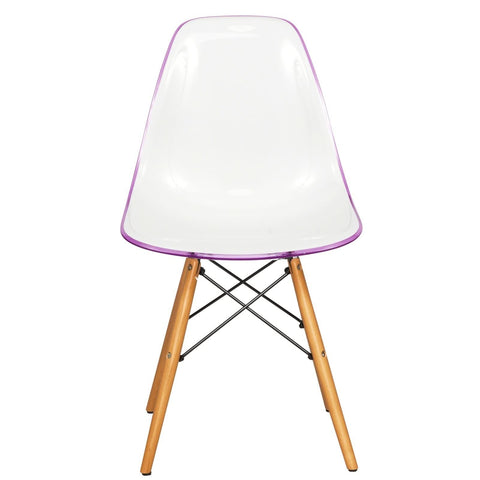 Dover Modern Dining Chair  Molded Side Chair Set of 4