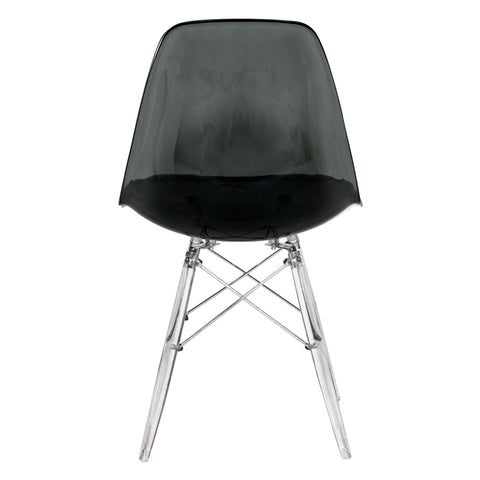 Dover Molded Side Chair with Acrylic Base, Set of 4