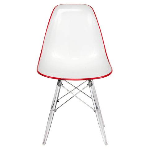 Dover Modern Dining Chair  Molded Side Chair Set of 4