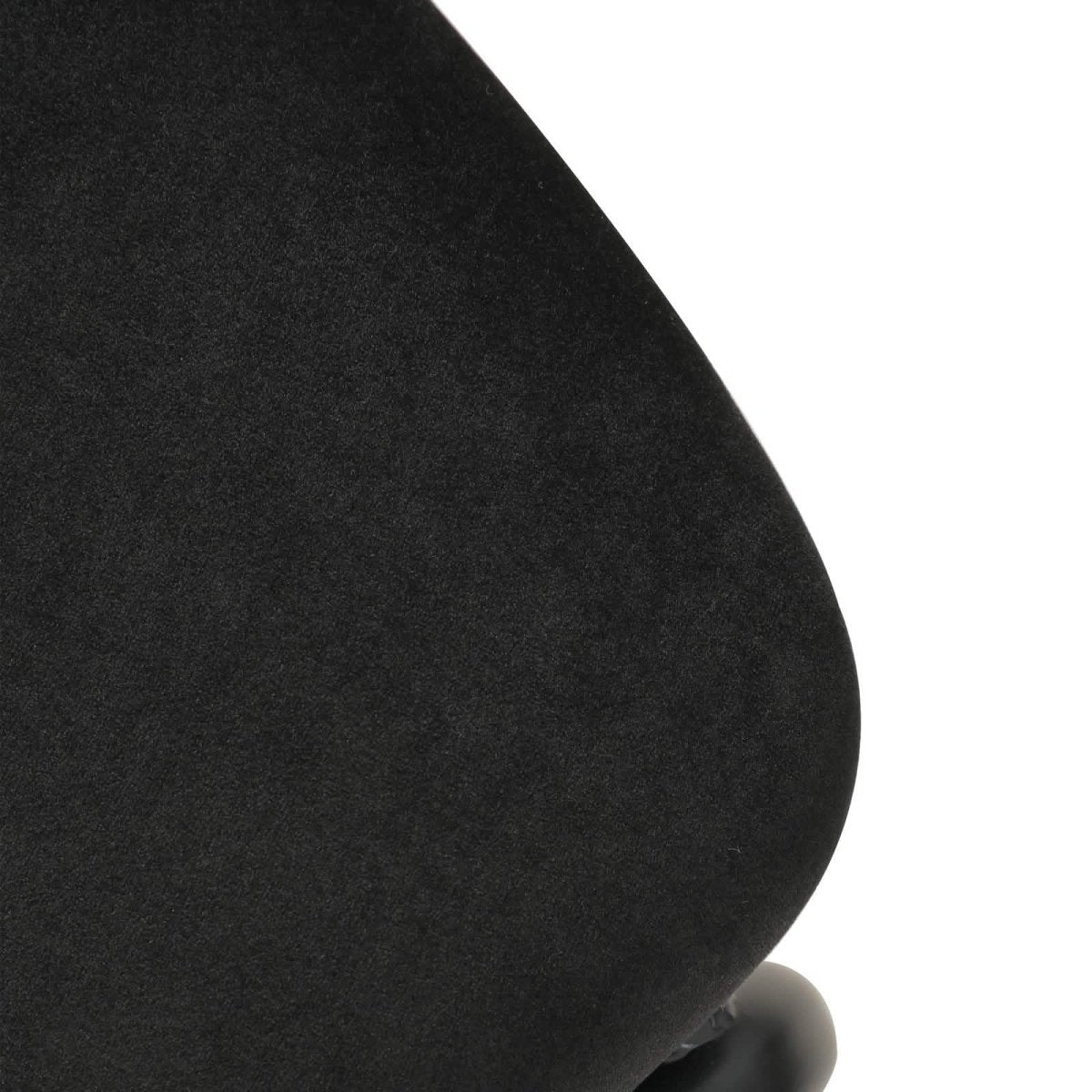 Ervilla Mid - Century Modern Wicker Bar Stool with Fabric Seat and Black/White Powder Coated Steel Frame