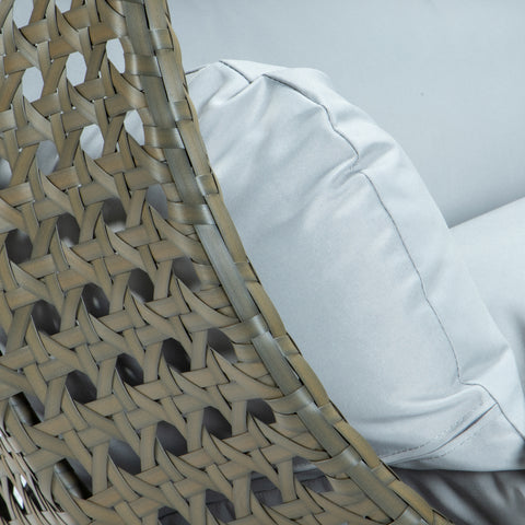 Modern Wicker Hanging Double Seater Egg Swing Chair
