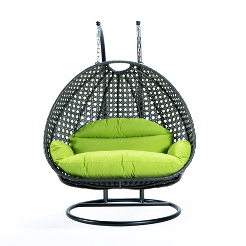 Modern Wicker Hanging Double Seater Egg Swing Chair