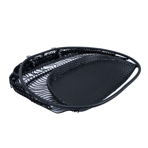 Wicker Two Seater Egg Swing Chair in Iron With Removable Cushion