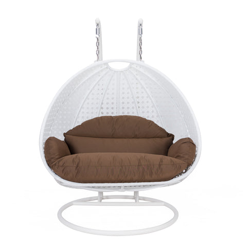 Modern Wicker Hanging Double Seater Egg Swing Chair