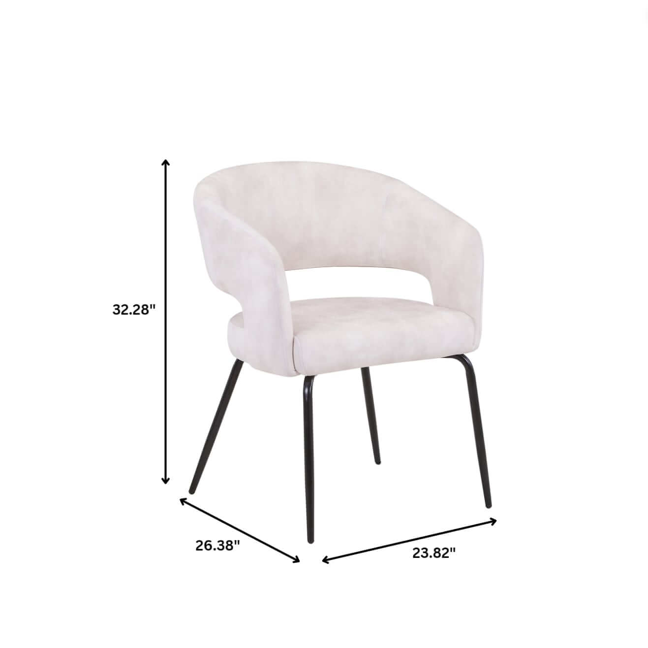 Verve 5-Piece Dining Set with 36" Round Dining Table in Black MDF Top and 4 Dining Chairs Upholstered in Velvet/LeatherThis 5-piece dining set includes a stylish 36" round table with a sleek black MDF top and 4 comfortable dining chairs upholstered in a l