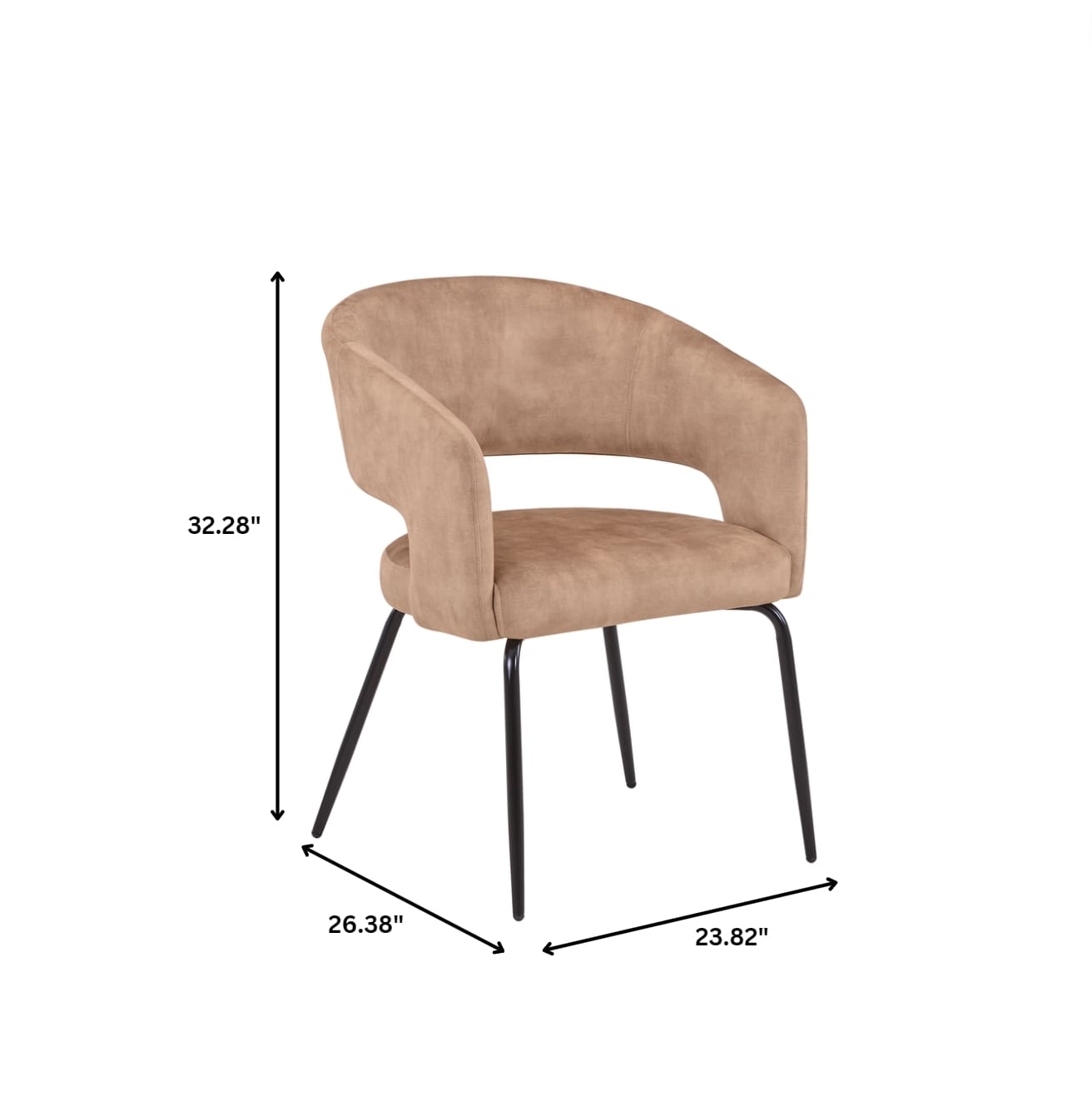 Verve 5-Piece Dining Set with 36" Round Dining Table in Black MDF Top and 4 Dining Chairs Upholstered in Velvet/LeatherThis 5-piece dining set includes a stylish 36" round table with a sleek black MDF top and 4 comfortable dining chairs upholstered in a l