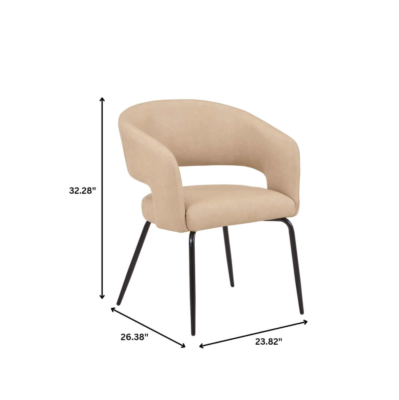 Verve 5-Piece Dining Set with 36" Round Dining Table in Black MDF Top and 4 Dining Chairs Upholstered in Velvet/LeatherThis 5-piece dining set includes a stylish 36" round table with a sleek black MDF top and 4 comfortable dining chairs upholstered in a l
