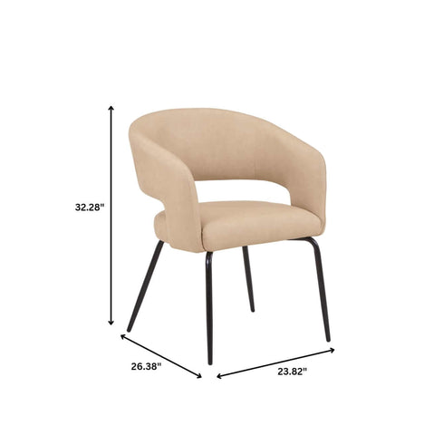 Verve 5-Piece Dining Set with 36" Round Dining Table in Black MDF Top and 4 Dining Chairs Upholstered in Velvet/LeatherThis 5-piece dining set includes a stylish 36" round table with a sleek black MDF top and 4 comfortable dining chairs upholstered in a l