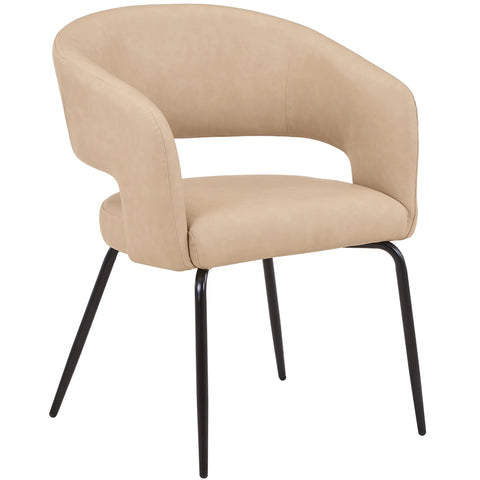 Verve 5-Piece Dining Set with 36" Round Dining Table in Black MDF Top and 4 Dining Chairs Upholstered in Velvet/LeatherThis 5-piece dining set includes a stylish 36" round table with a sleek black MDF top and 4 comfortable dining chairs upholstered in a l