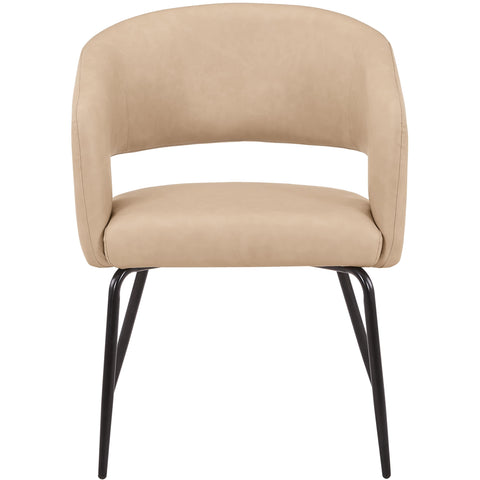 Verve 5-Piece Dining Set with 36" Round Dining Table in Black MDF Top and 4 Dining Chairs Upholstered in Velvet/LeatherThis 5-piece dining set includes a stylish 36" round table with a sleek black MDF top and 4 comfortable dining chairs upholstered in a l