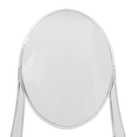 Marion Modern Transparent Acrylic Dining Chair, Set of 2