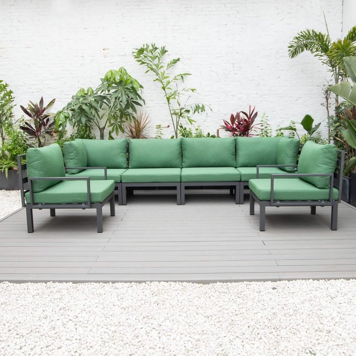 Hamilton 6 - Piece Aluminum Patio Conversation Set With Cushions