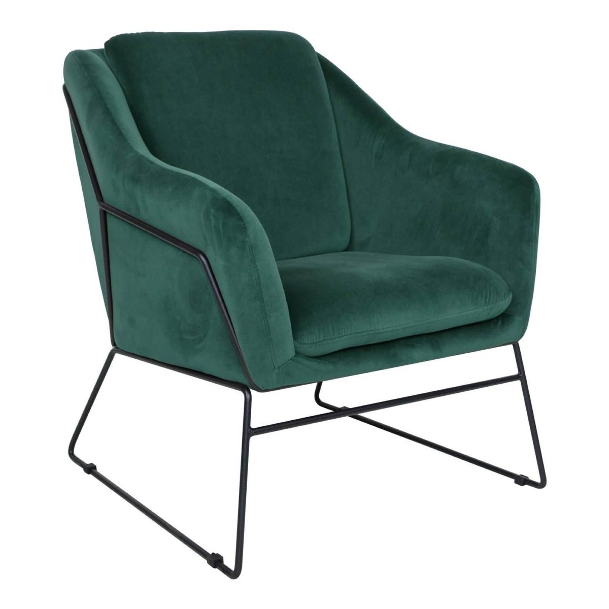 Harmony Velvet Accent Armchair