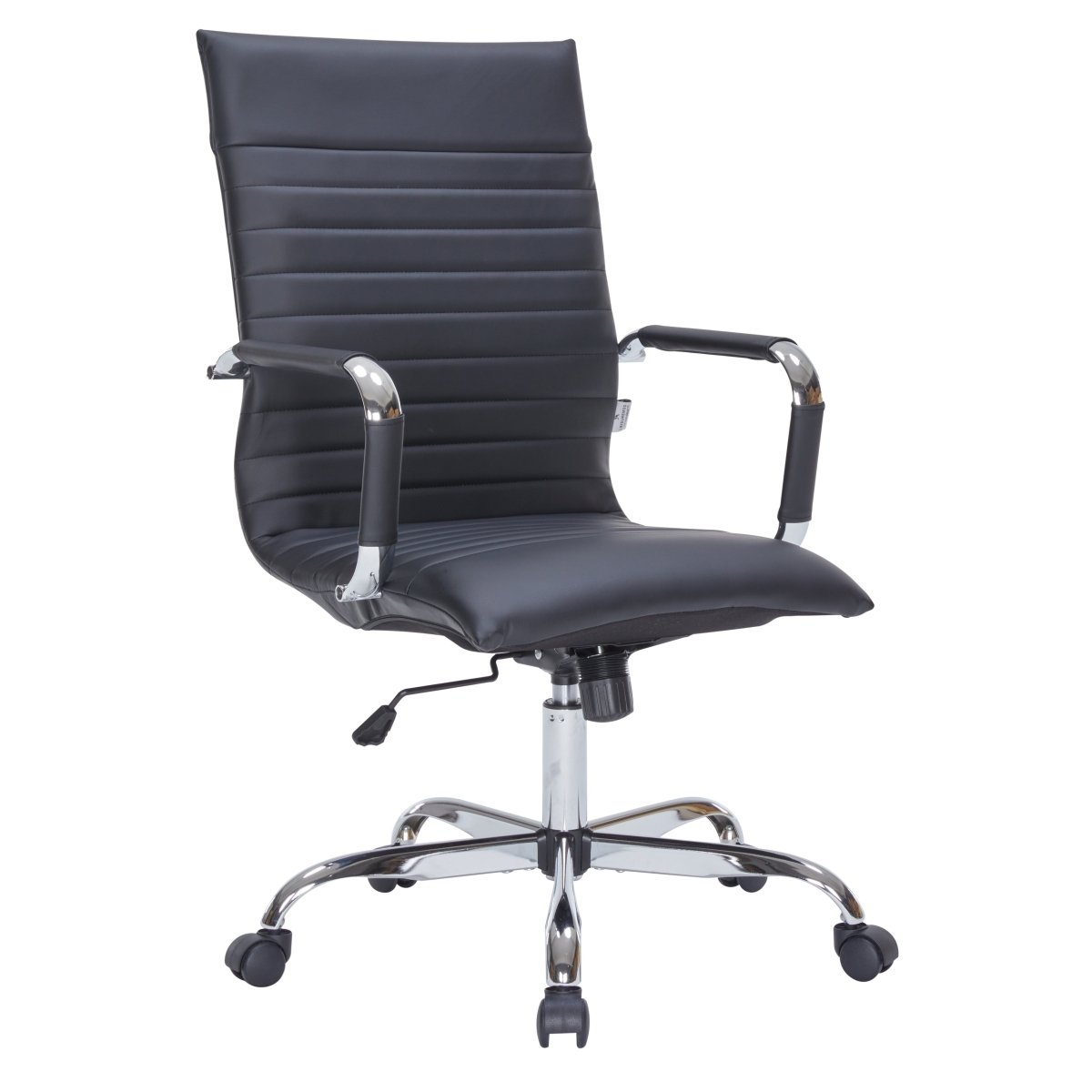 Harris Leather High - Back Adjustable Office Conference Chair with Armrests