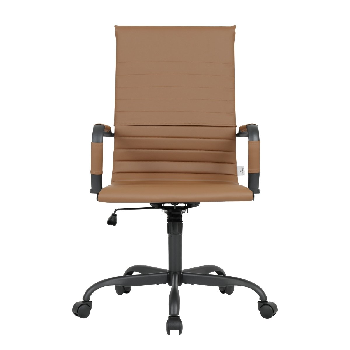 Harris Leather High - Back Adjustable Office Conference Chair with Armrests