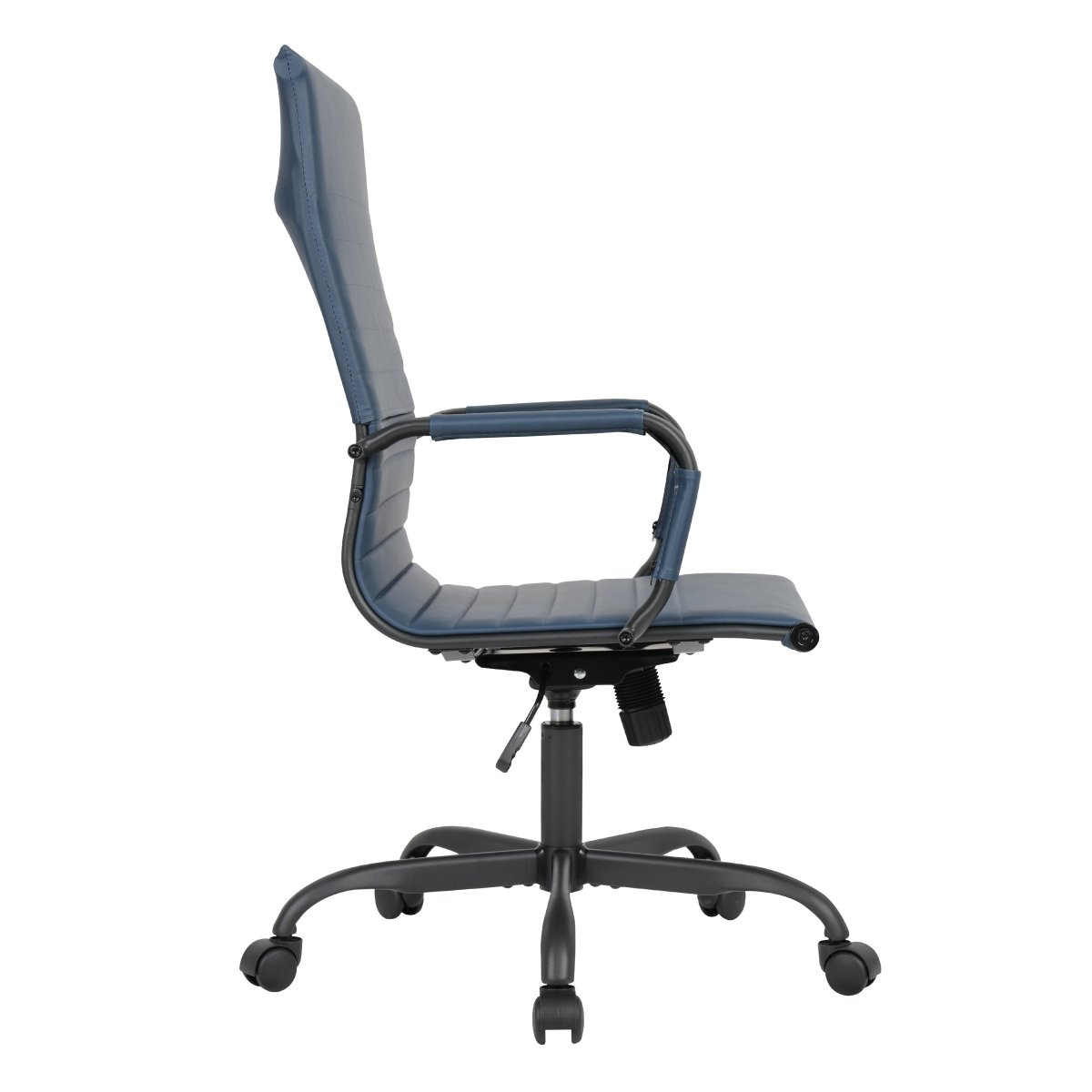Harris Leather High - Back Adjustable Office Conference Chair with Armrests