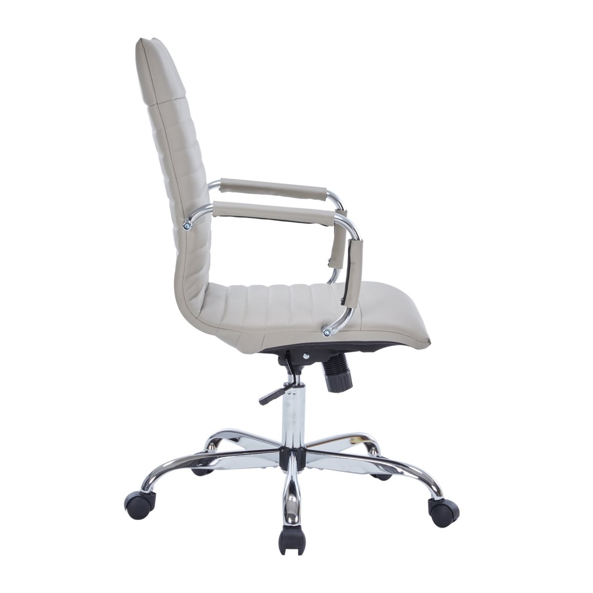 Harris Leather High - Back Adjustable Office Conference Chair with Armrests